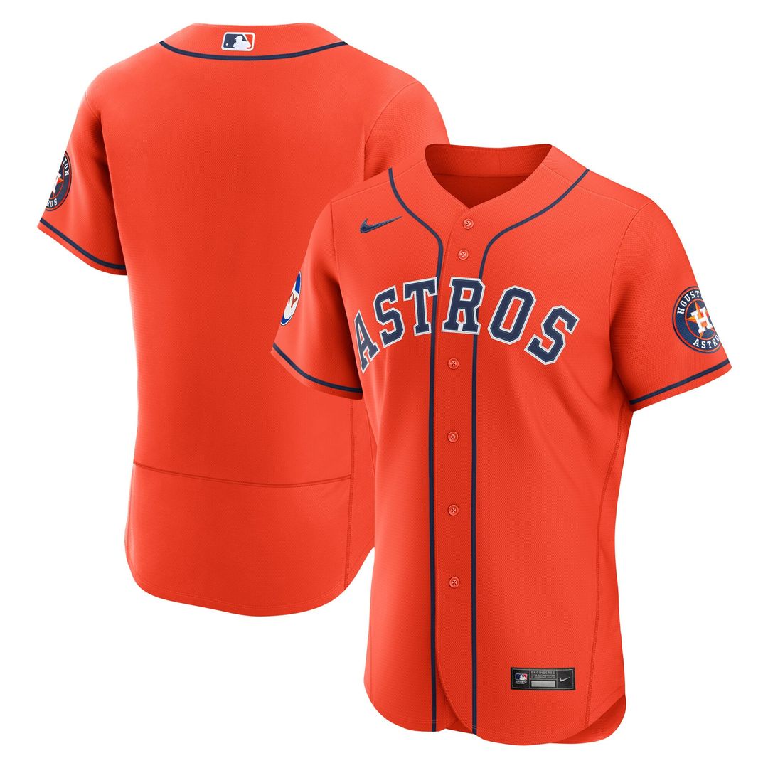 Houston Astros Nike Orange Authentic MLB Jersey