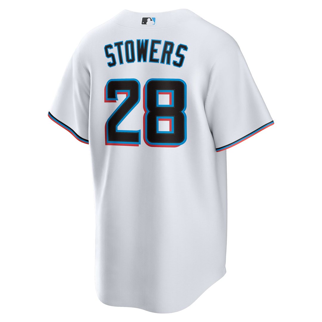 Miami Marlins Nike White Replica MLB Jersey