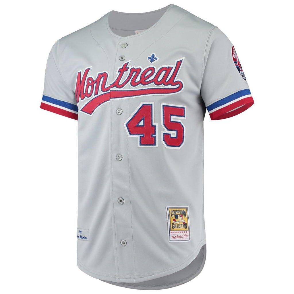 Montreal Expos Mitchell & Ness Gray Authentic MLB Jersey