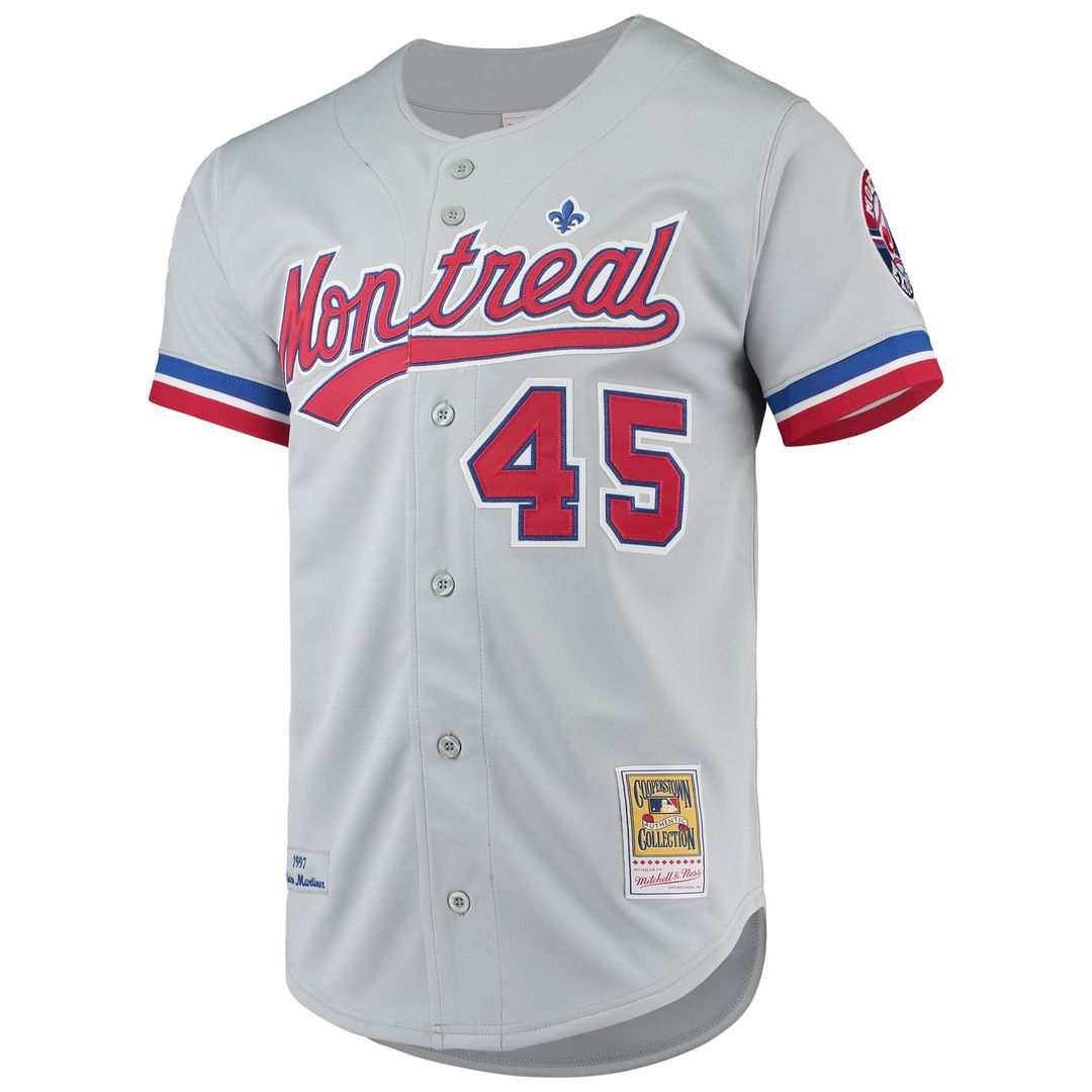 Montreal Expos Mitchell & Ness Gray Authentic MLB Jersey
