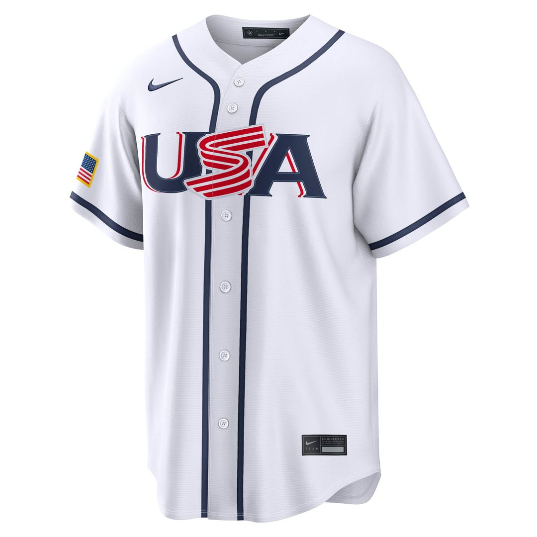 USA Baseball Nike White MLB Jersey