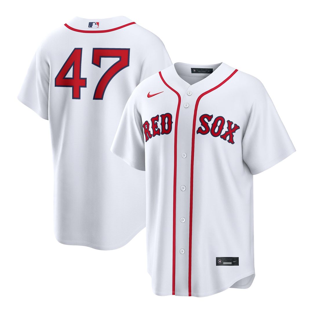 Boston Red Sox Nike White Replica MLB baseball jersey