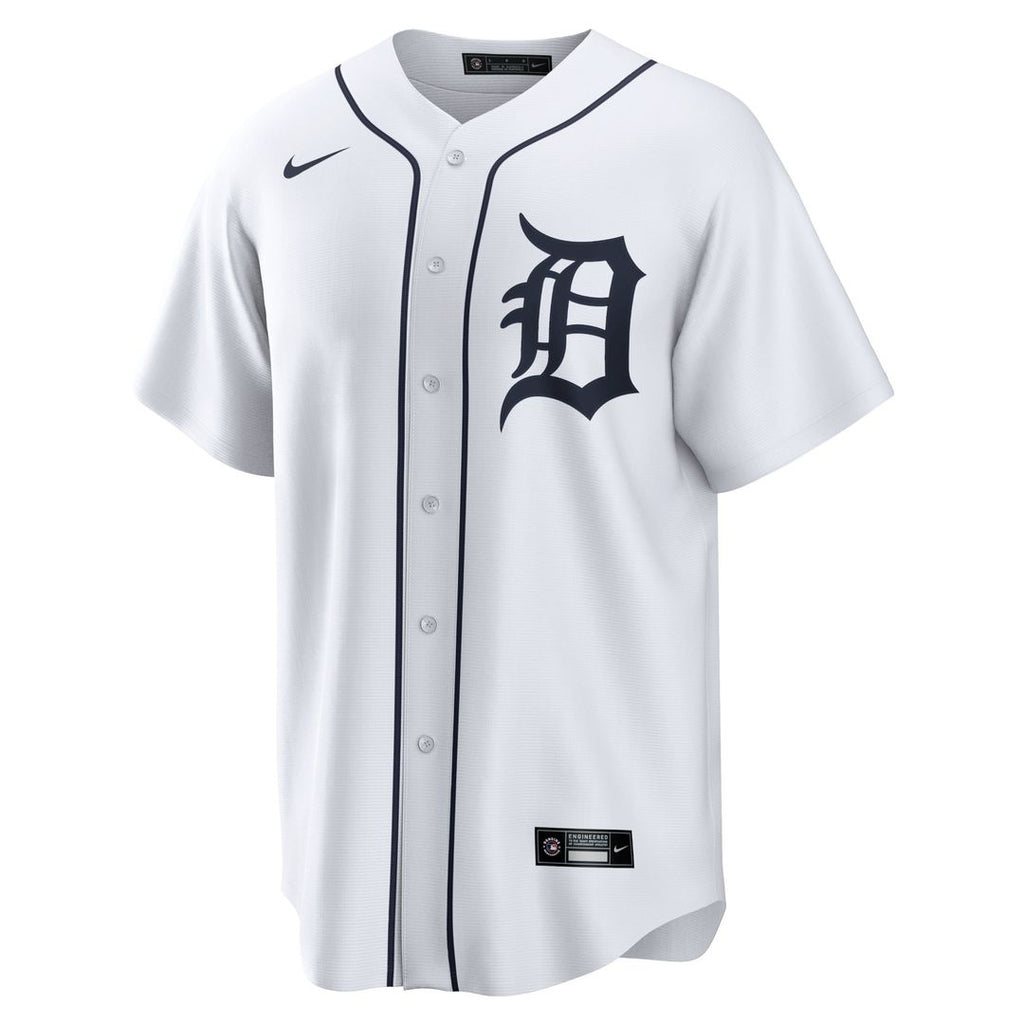 Detroit Tigers Nike White Replica MLB Jersey