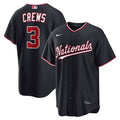 Washington Nationals Nike Navy Replica MLB Jersey