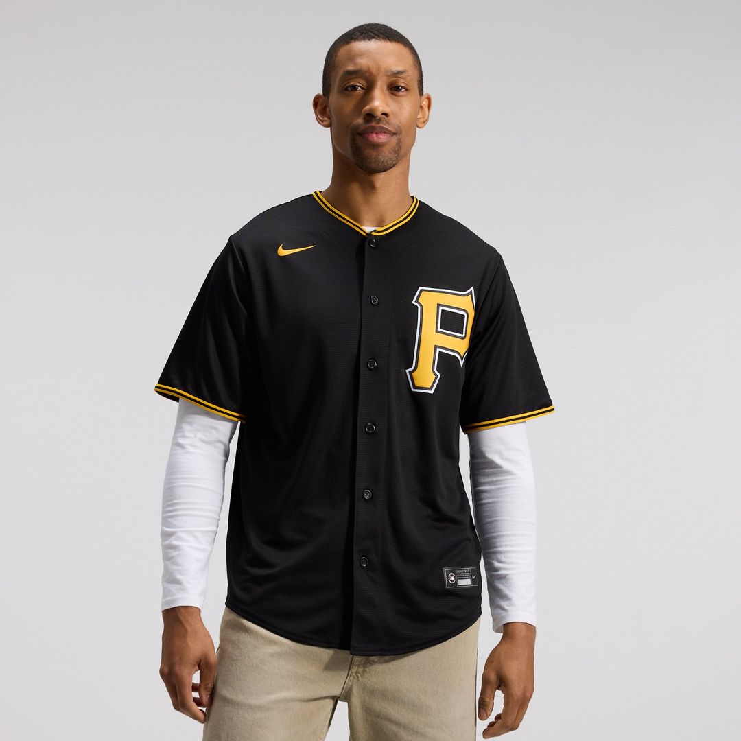 Pittsburgh Pirates Nike Black Replica MLB Jersey