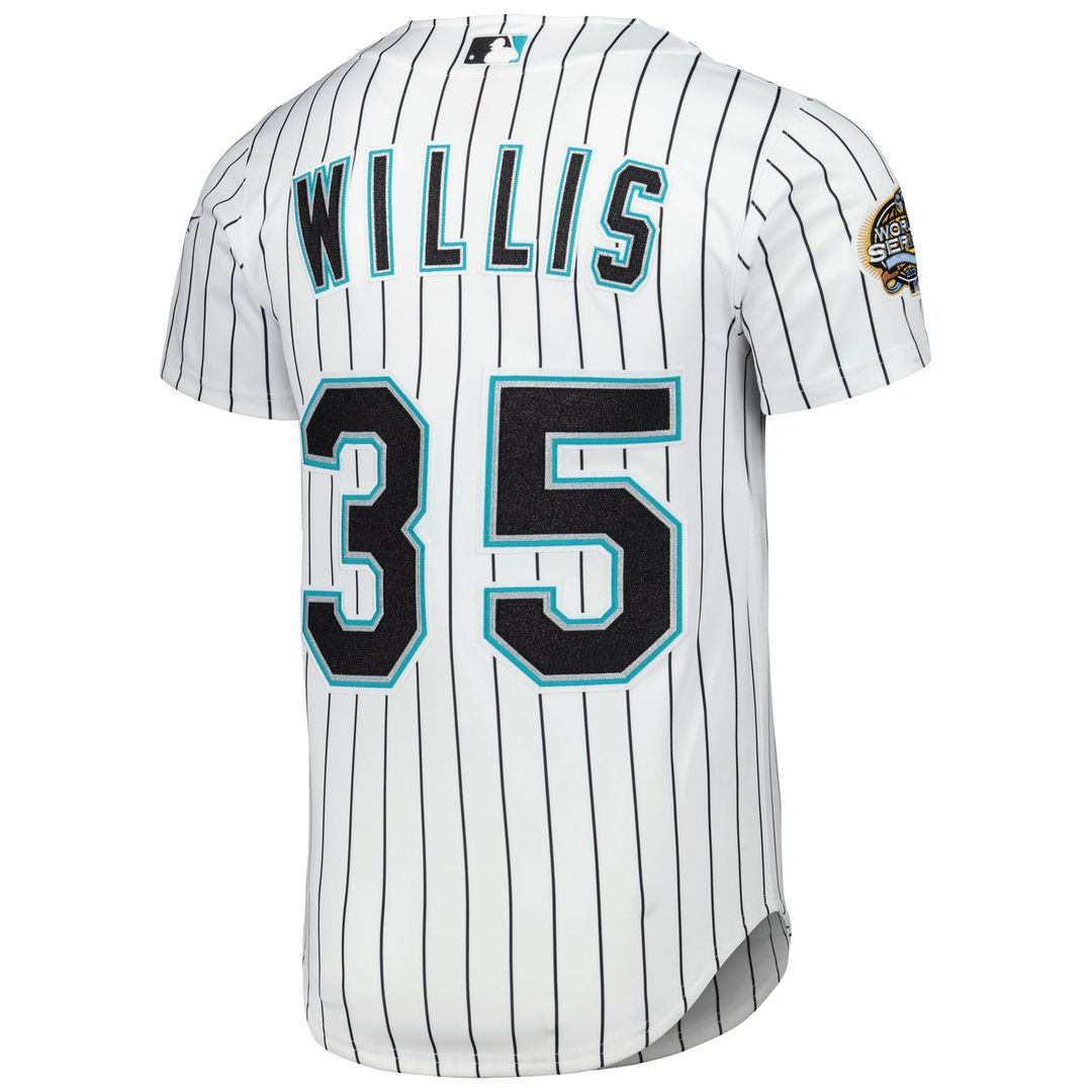 Florida Marlins Mitchell & Ness White Authentic MLB Jersey
