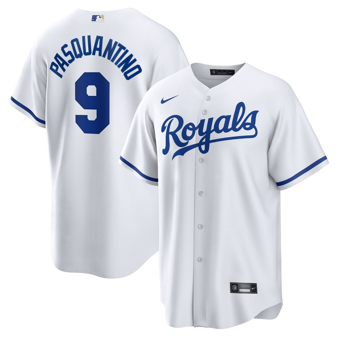 Kansas City Royals Nike White Replica MLB baseball jersey