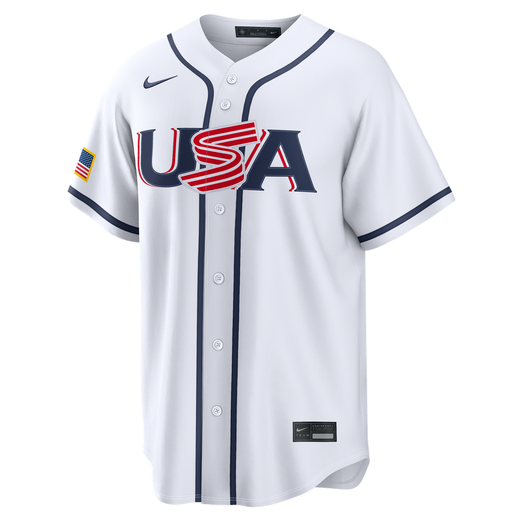 USA Baseball Nike White MLB Jersey