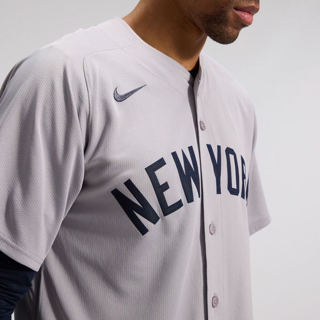 New York Yankees Nike Gray Authentic MLB Jersey