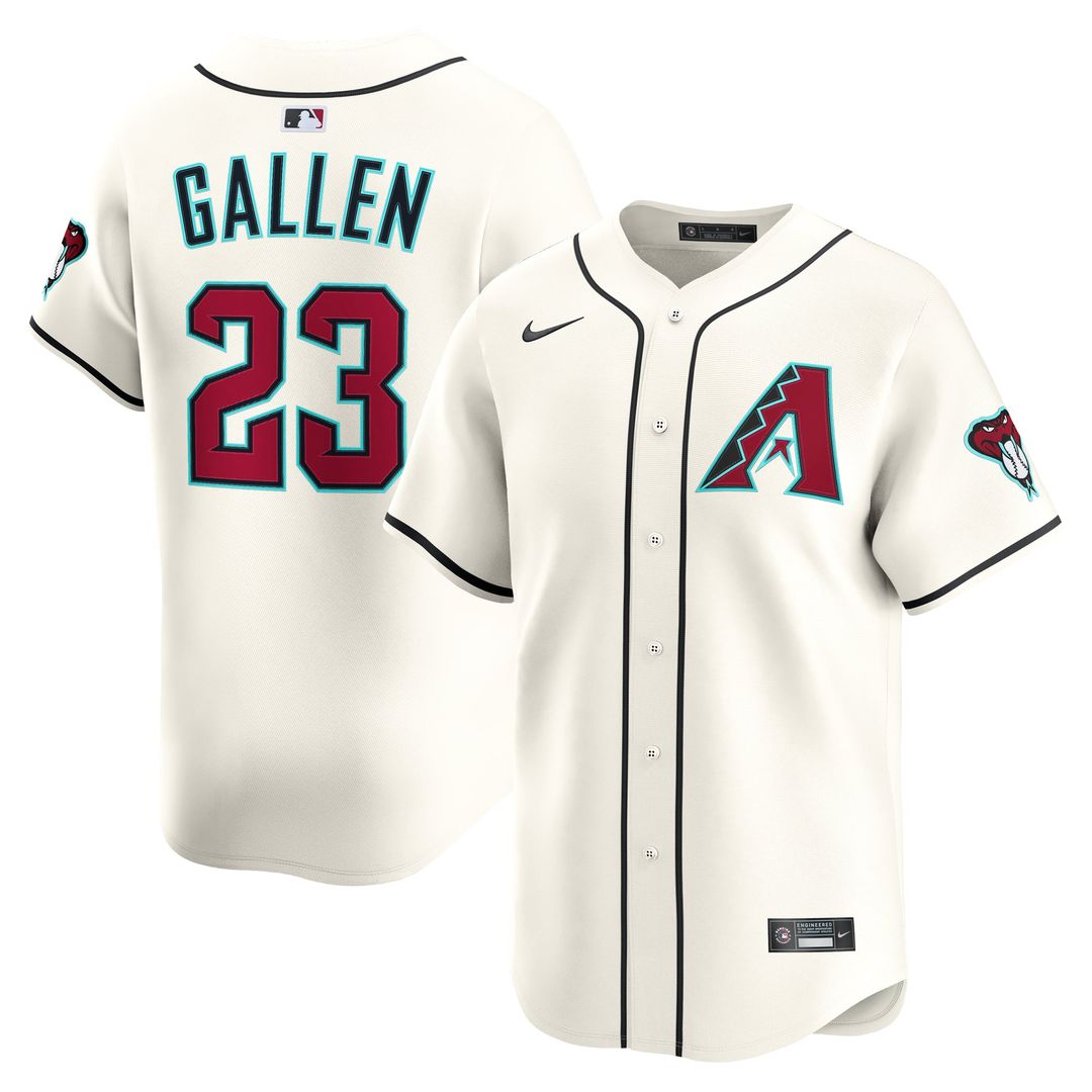 Arizona Diamondbacks Nike Cream Authentic MLB baseball jersey