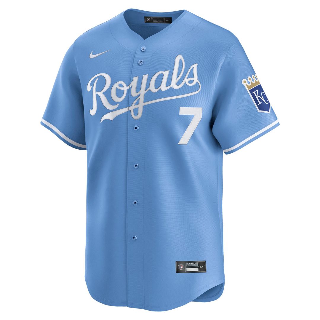 Kansas City Royals Nike Blue Authentic MLB Jersey