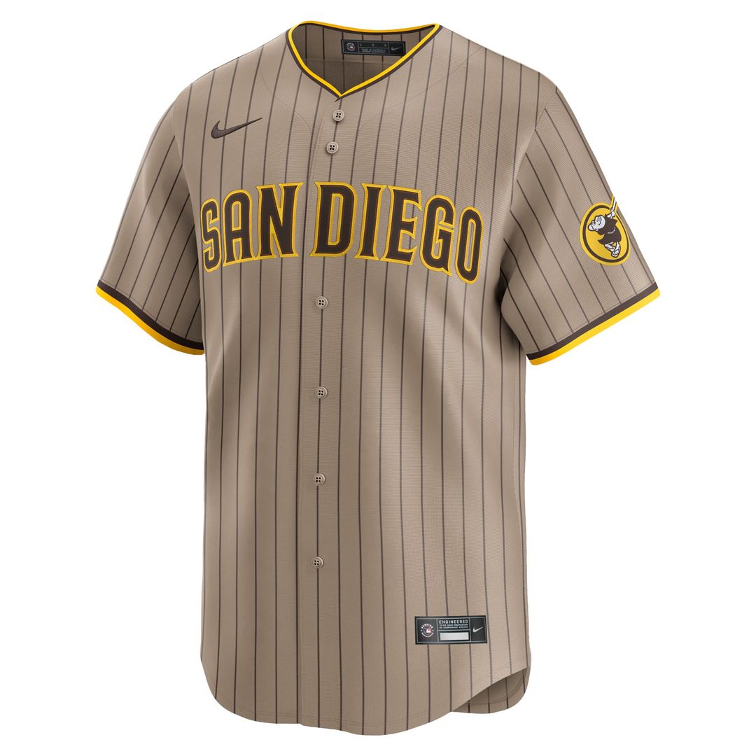 San Diego Padres Nike Tan Authentic MLB Jersey