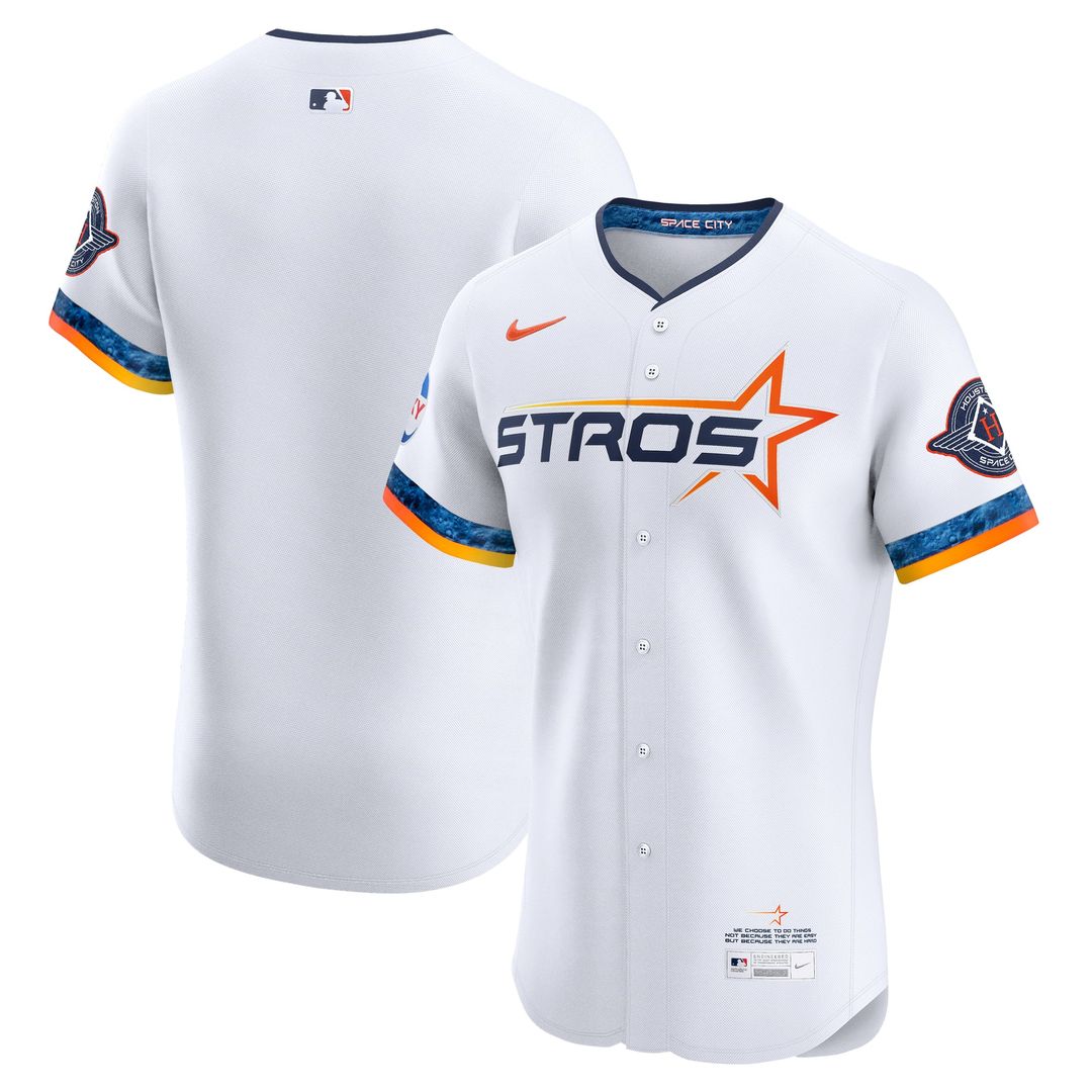 Houston Astros Nike White MLB baseball jersey