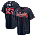 Atlanta Braves Nike Navy Replica MLB Jersey