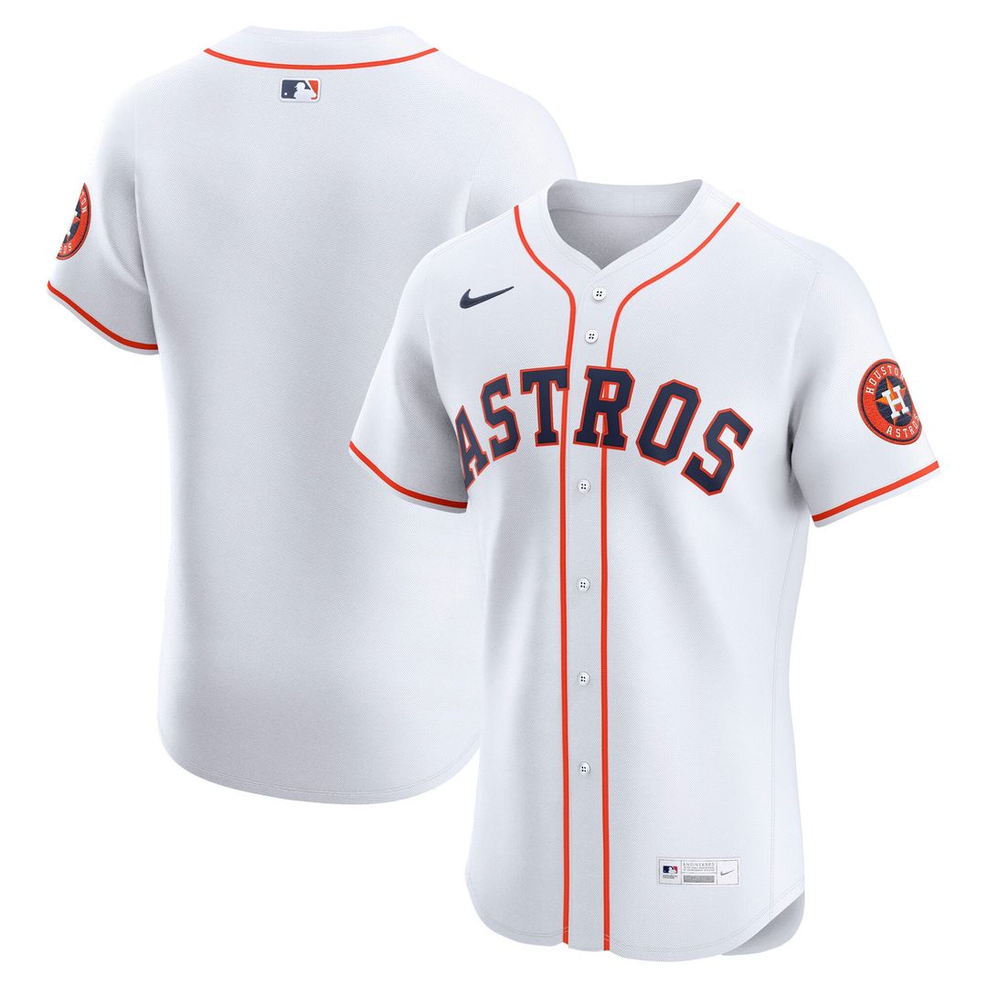 Houston Astros Nike White Authentic MLB baseball jersey