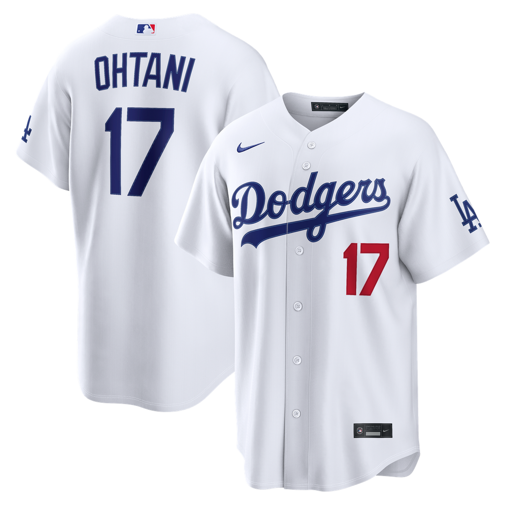 Los Angeles Dodgers Nike White Authentic MLB baseball jersey