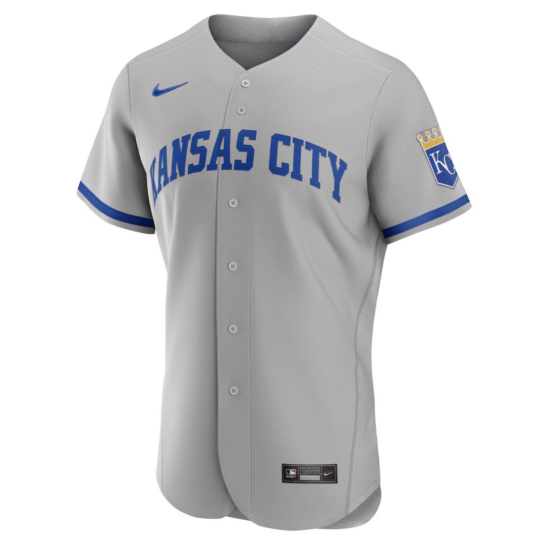 Kansas City Royals Nike Gray Authentic MLB Jersey