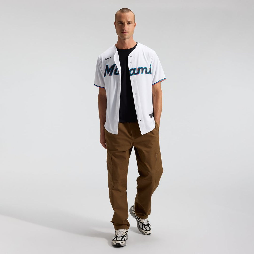 Miami Marlins Nike White Replica MLB Jersey