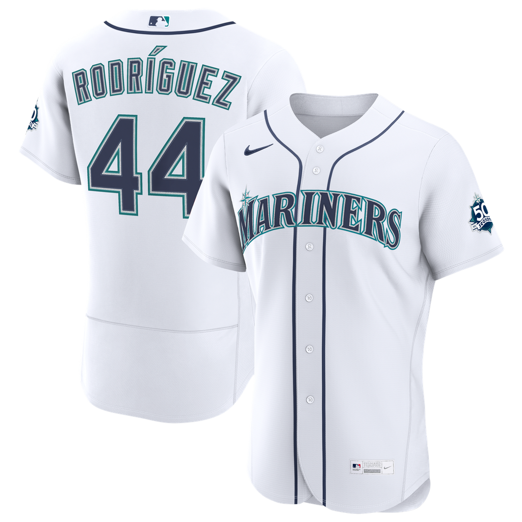 Seattle Mariners Nike White Authentic MLB baseball jersey