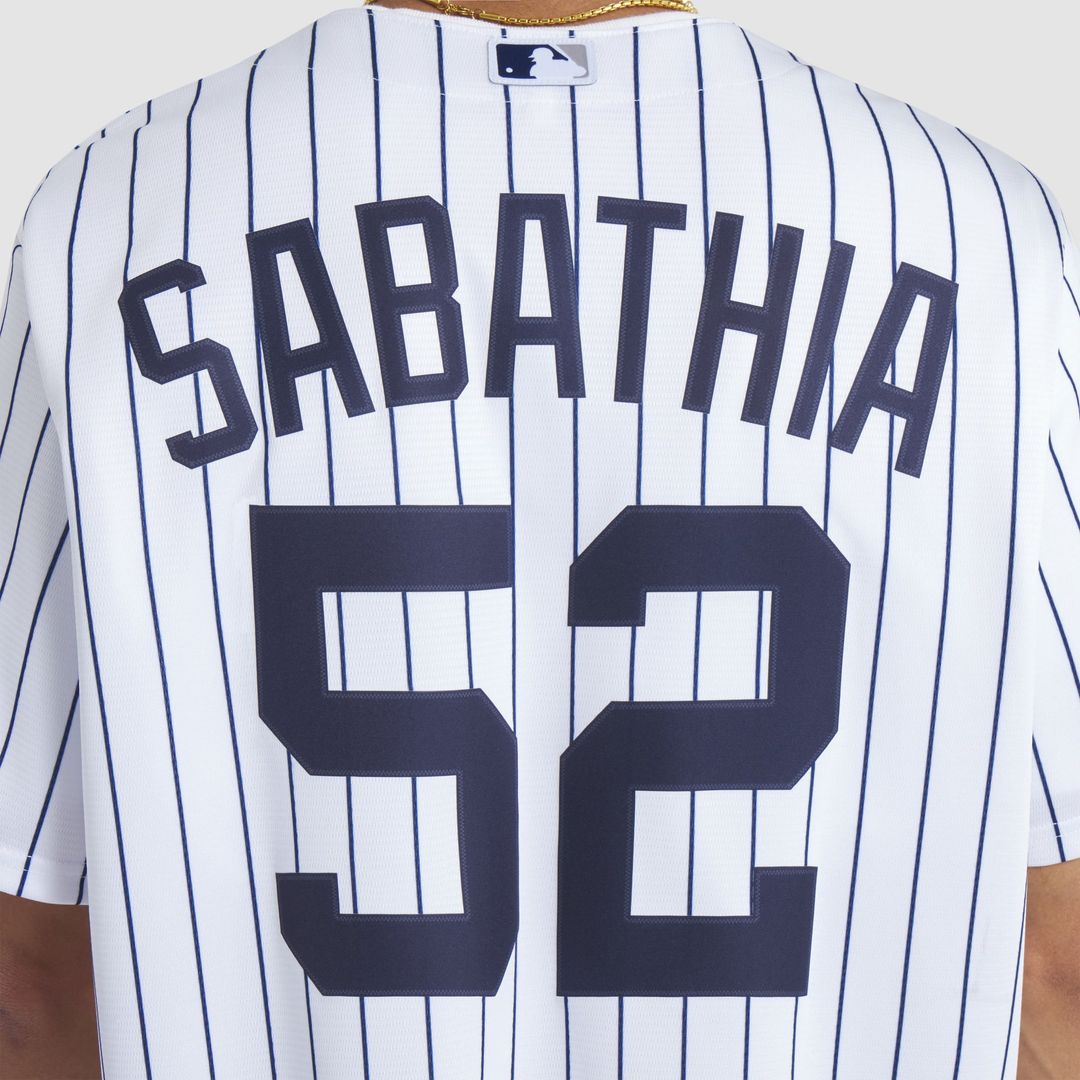New York Yankees Nike White Replica MLB Jersey