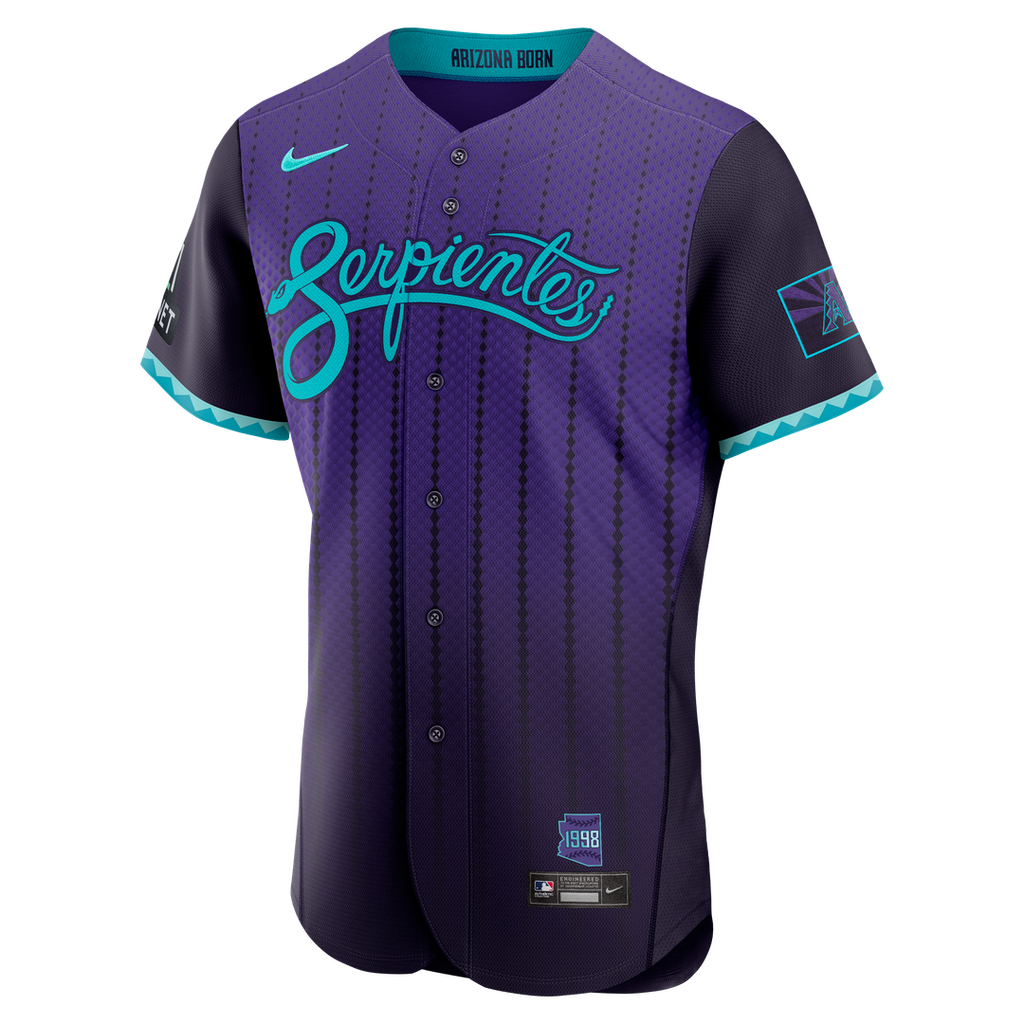 Arizona Diamondbacks Nike Purple Authentic MLB Jersey