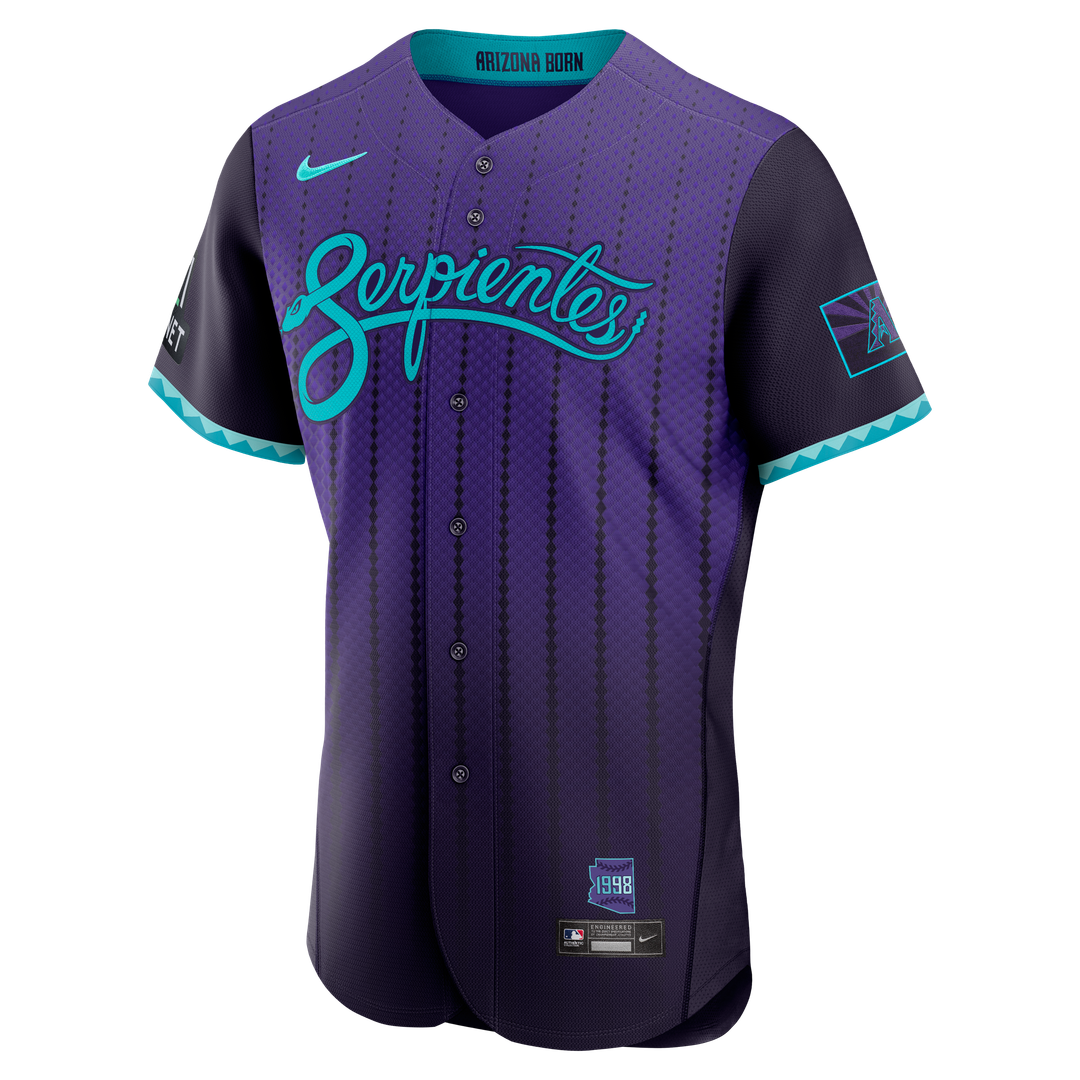 Arizona Diamondbacks Nike Purple Authentic MLB Jersey