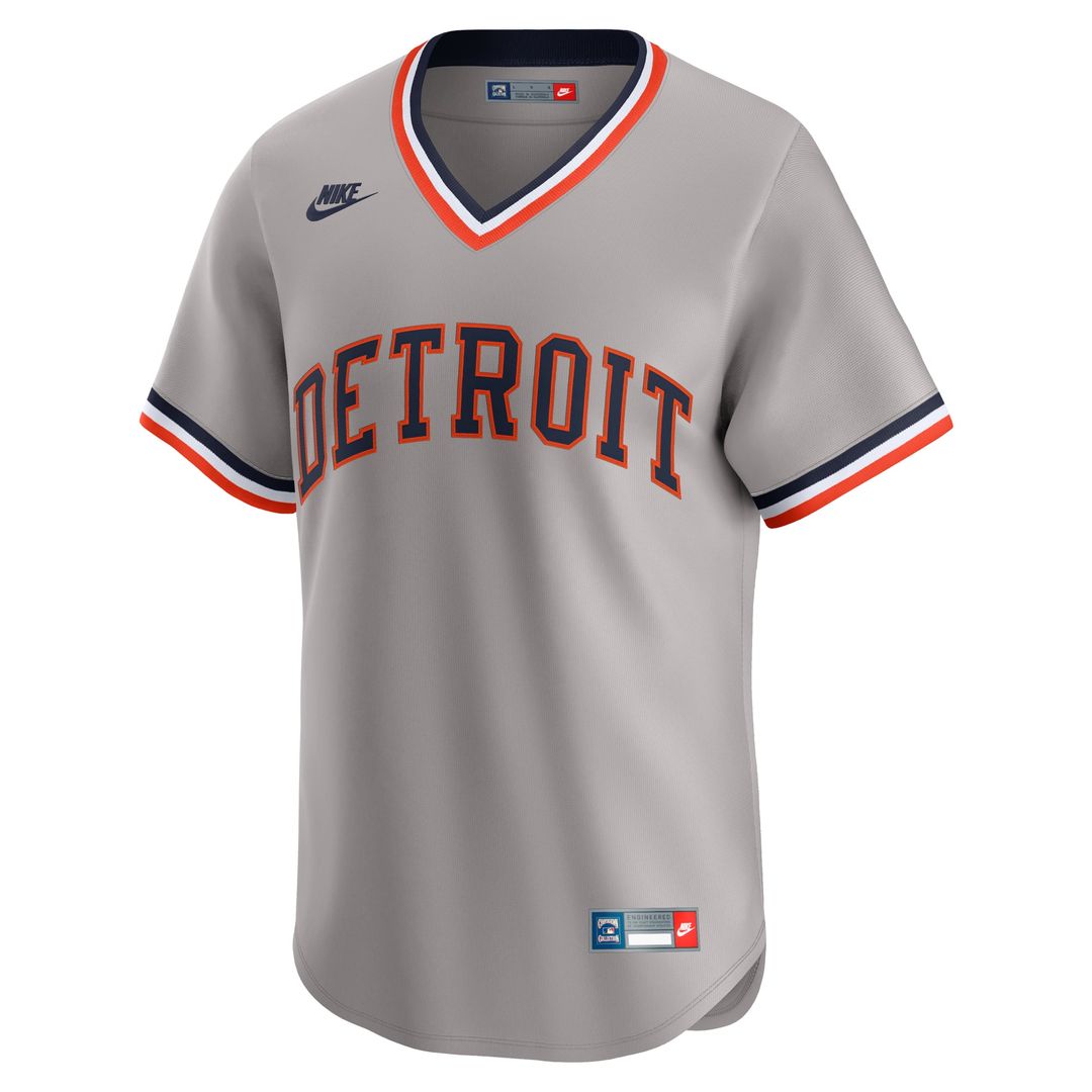 Detroit Tigers Nike Gray MLB Jersey