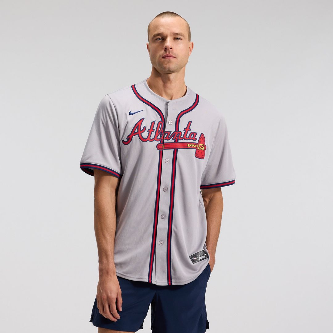 Atlanta Braves Nike Gray MLB Jersey