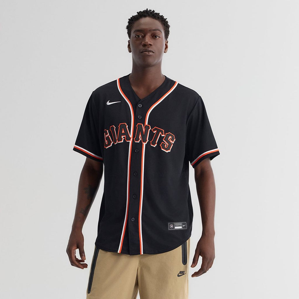 San Francisco Giants Nike Black Replica MLB Jersey