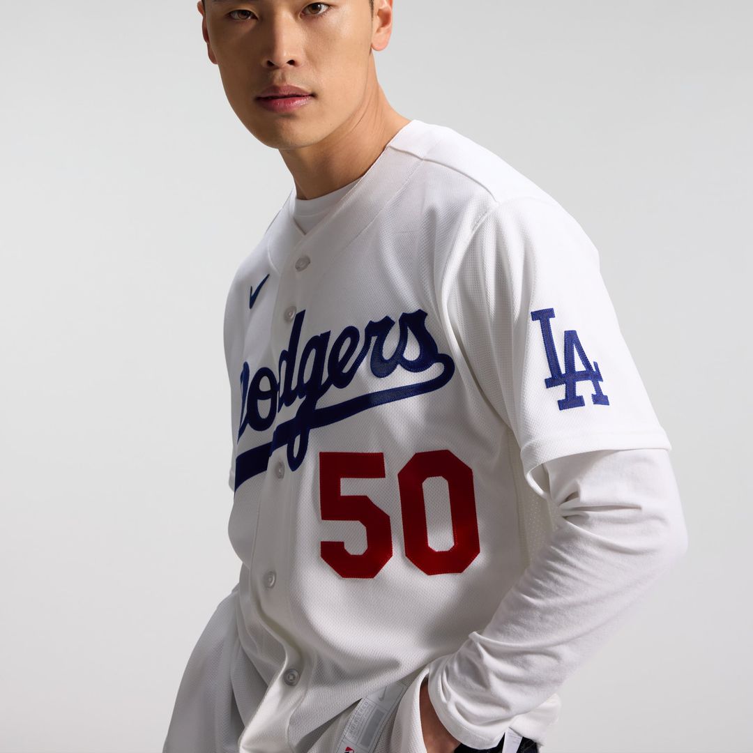 Los Angeles Dodgers Nike White Replica MLB Jersey