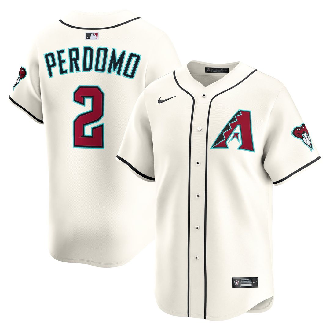 Arizona Diamondbacks Nike Cream Authentic MLB baseball jersey