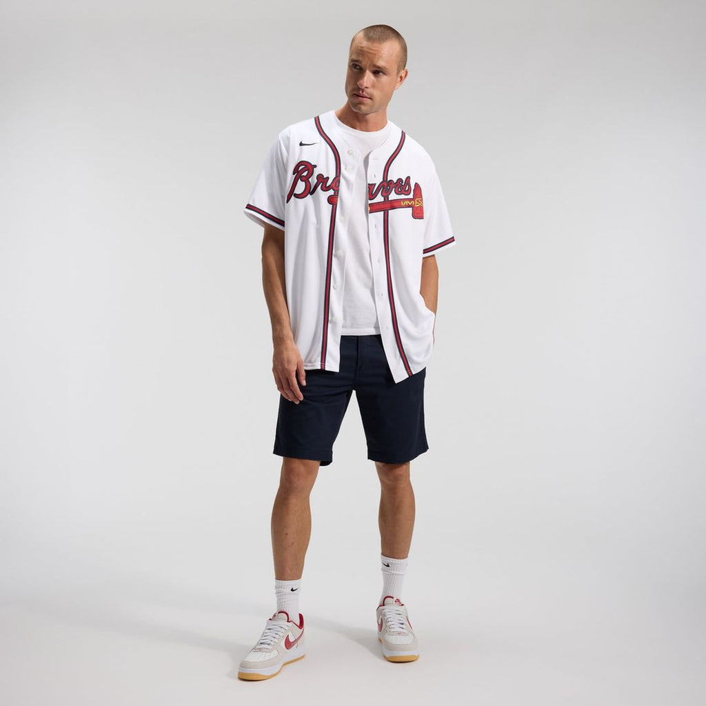 Atlanta Braves Nike White Replica MLB Jersey