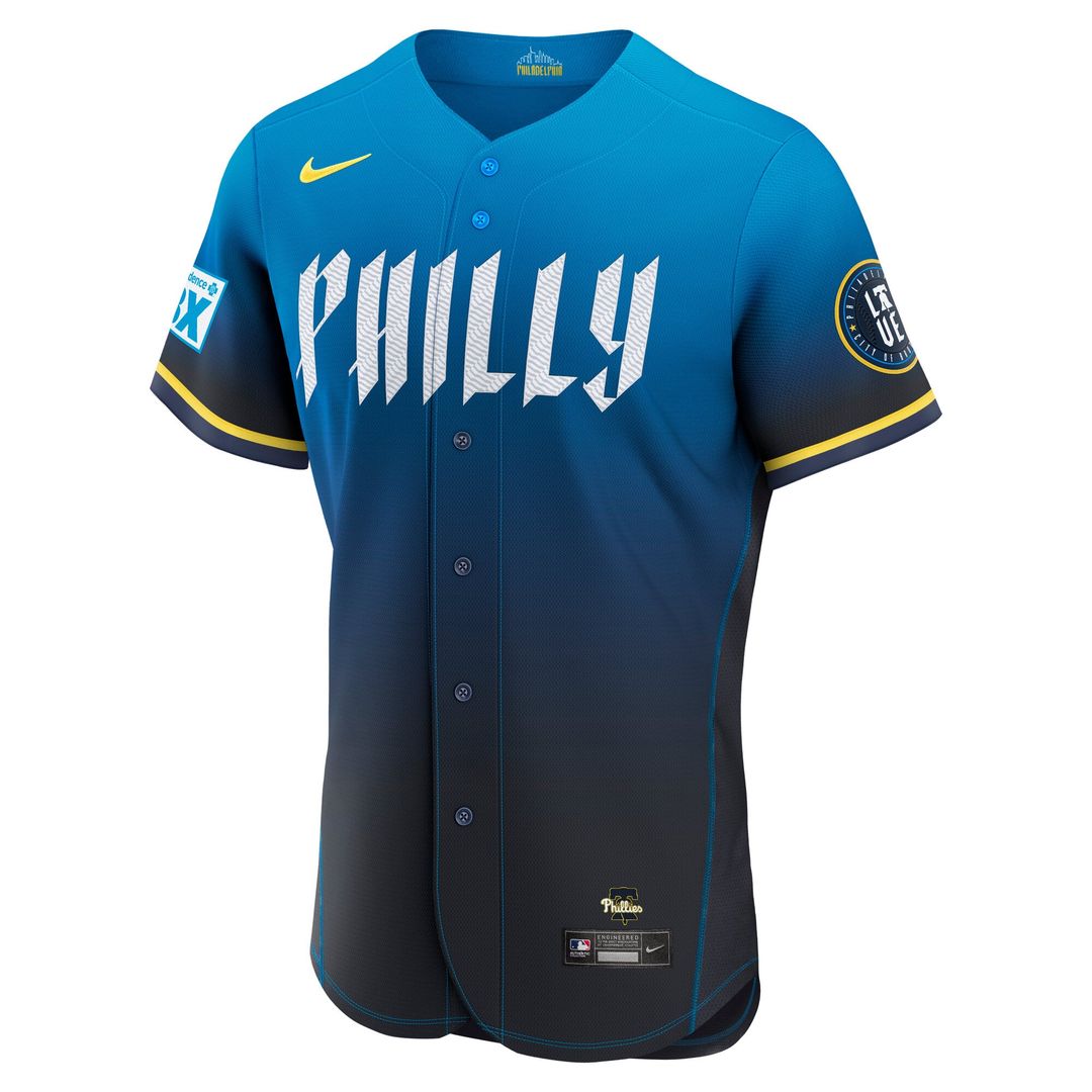 Philadelphia Phillies Nike Navy Authentic MLB Jersey