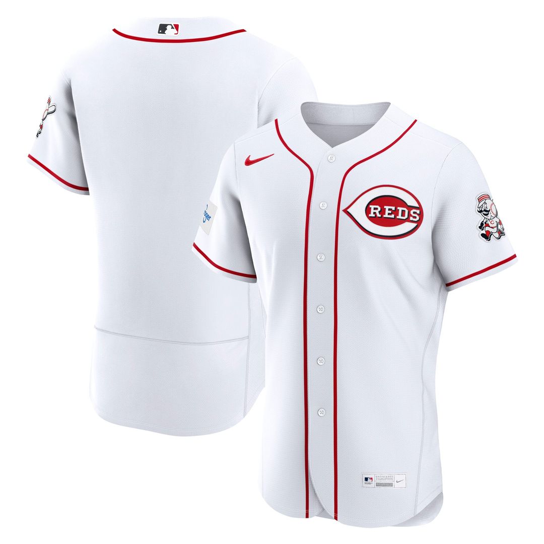 Cincinnati Reds Nike White Authentic MLB baseball jersey