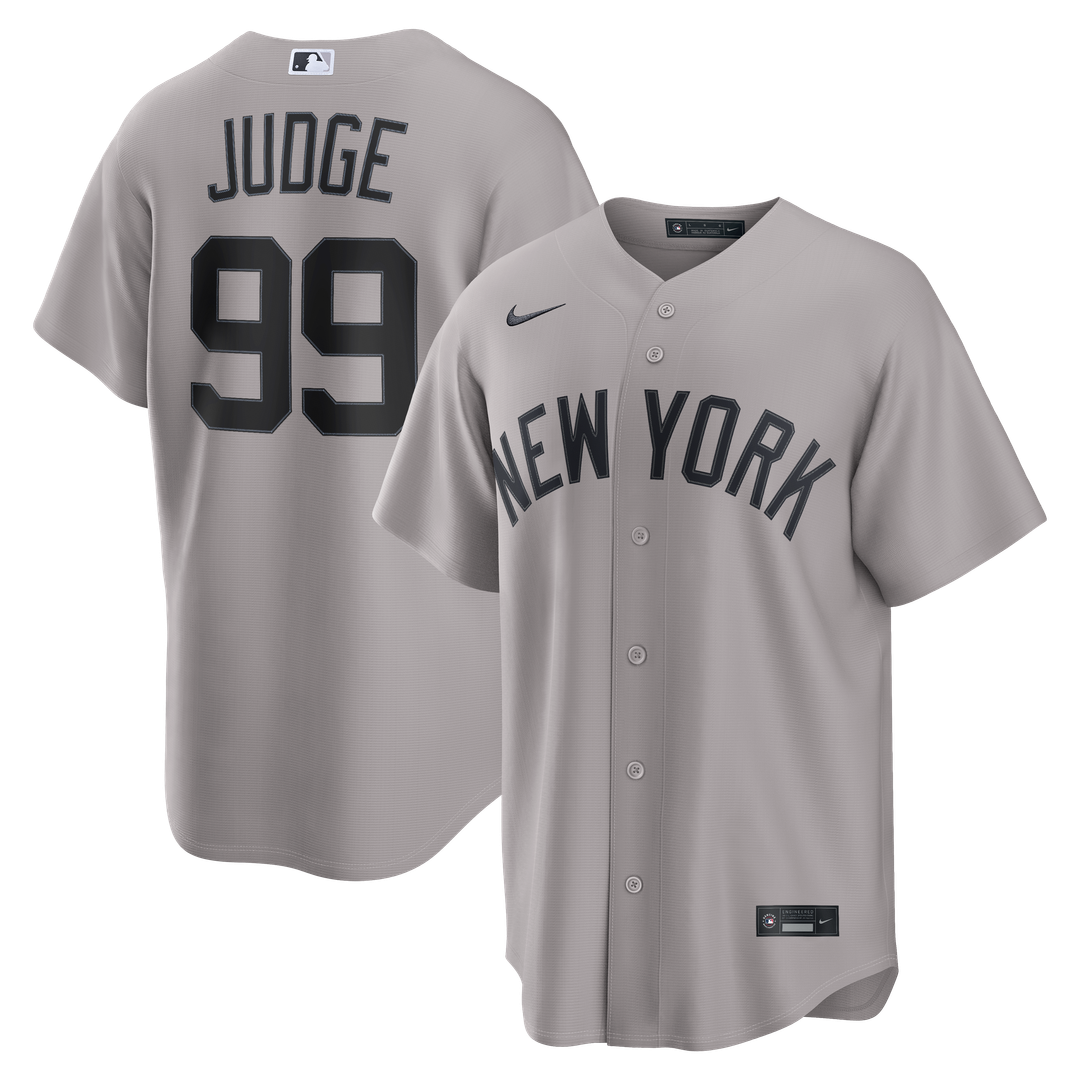 New York Yankees Nike Gray Replica MLB baseball jersey