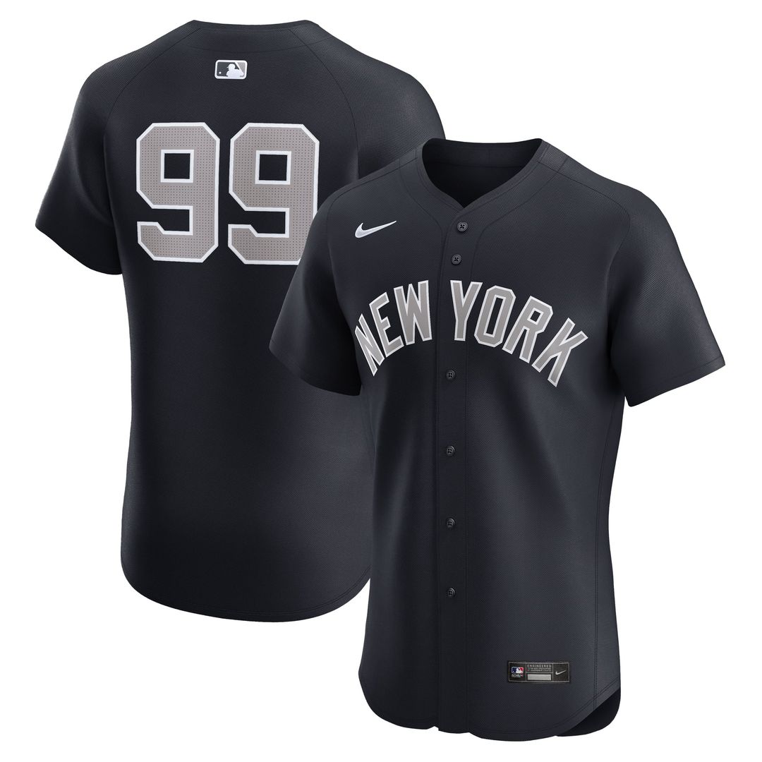 New York Yankees Nike Navy Authentic MLB baseball jersey