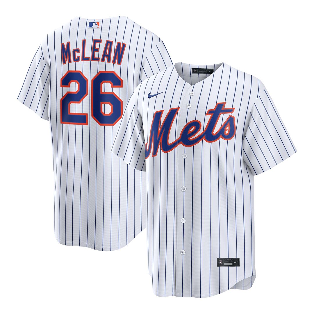 New York Mets Nike White Replica MLB baseball jersey