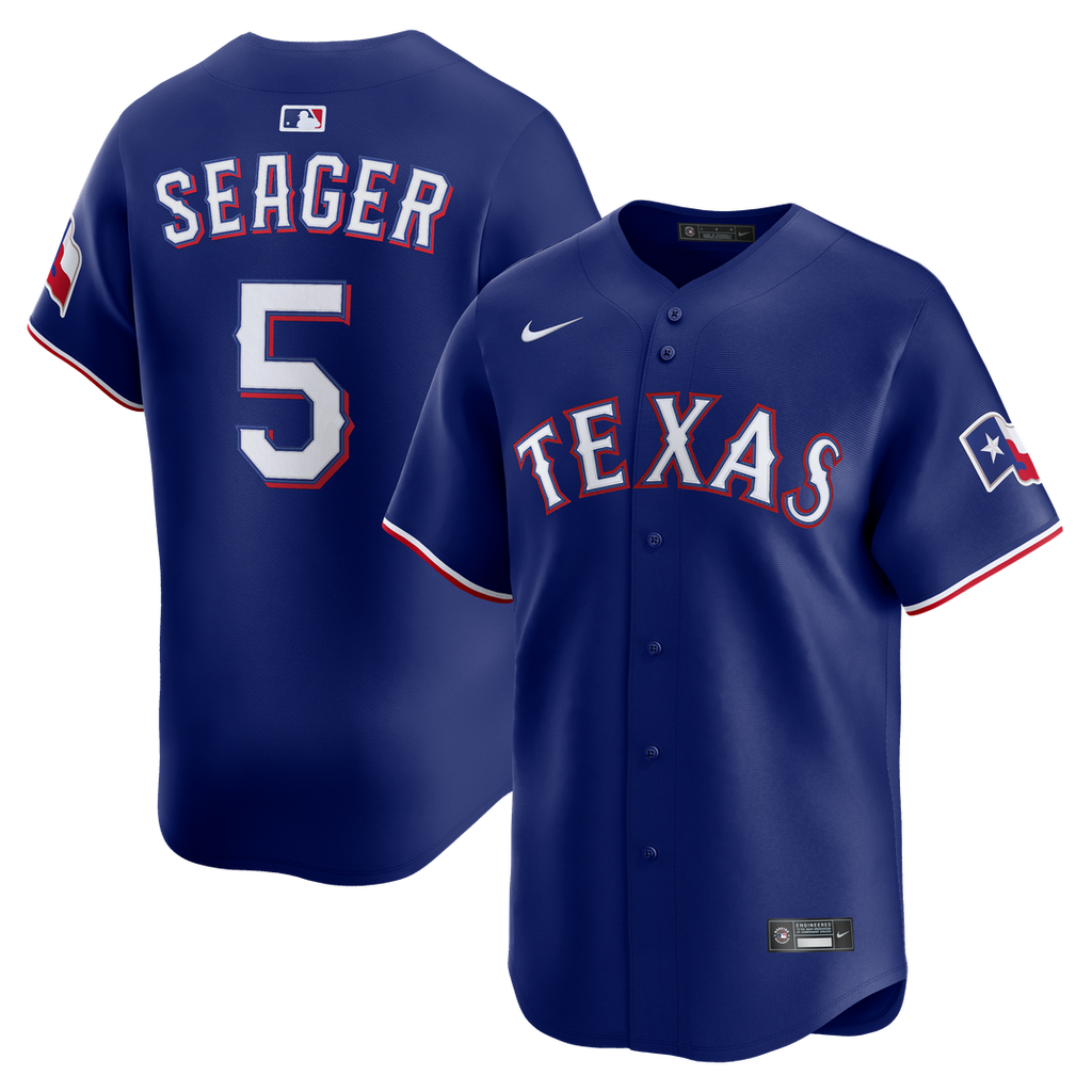 Texas Rangers Nike Royal MLB baseball jersey