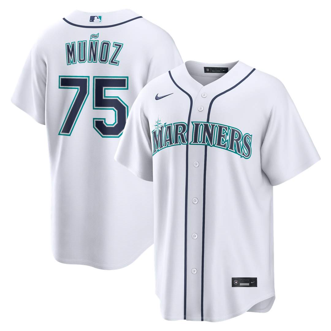 Seattle Mariners Nike White Replica MLB baseball jersey