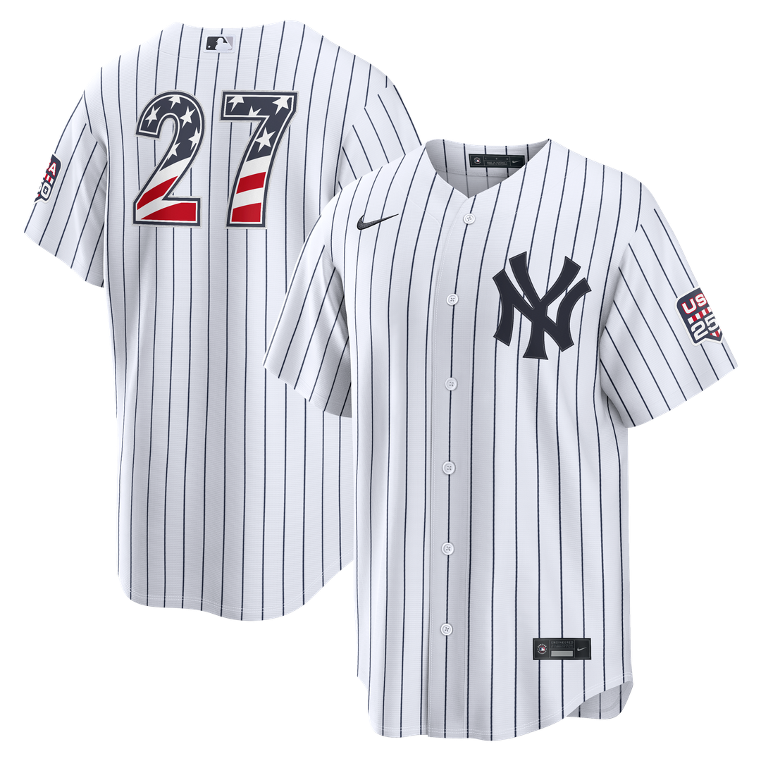 New York Yankees Nike White MLB baseball jersey