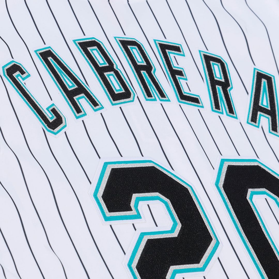 Florida Marlins Mitchell & Ness White Authentic MLB Jersey