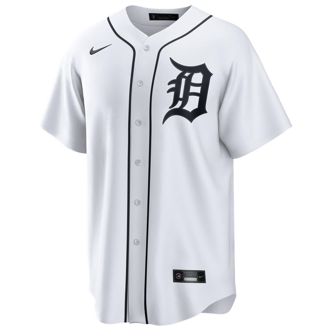 Detroit Tigers Nike White Replica MLB Jersey