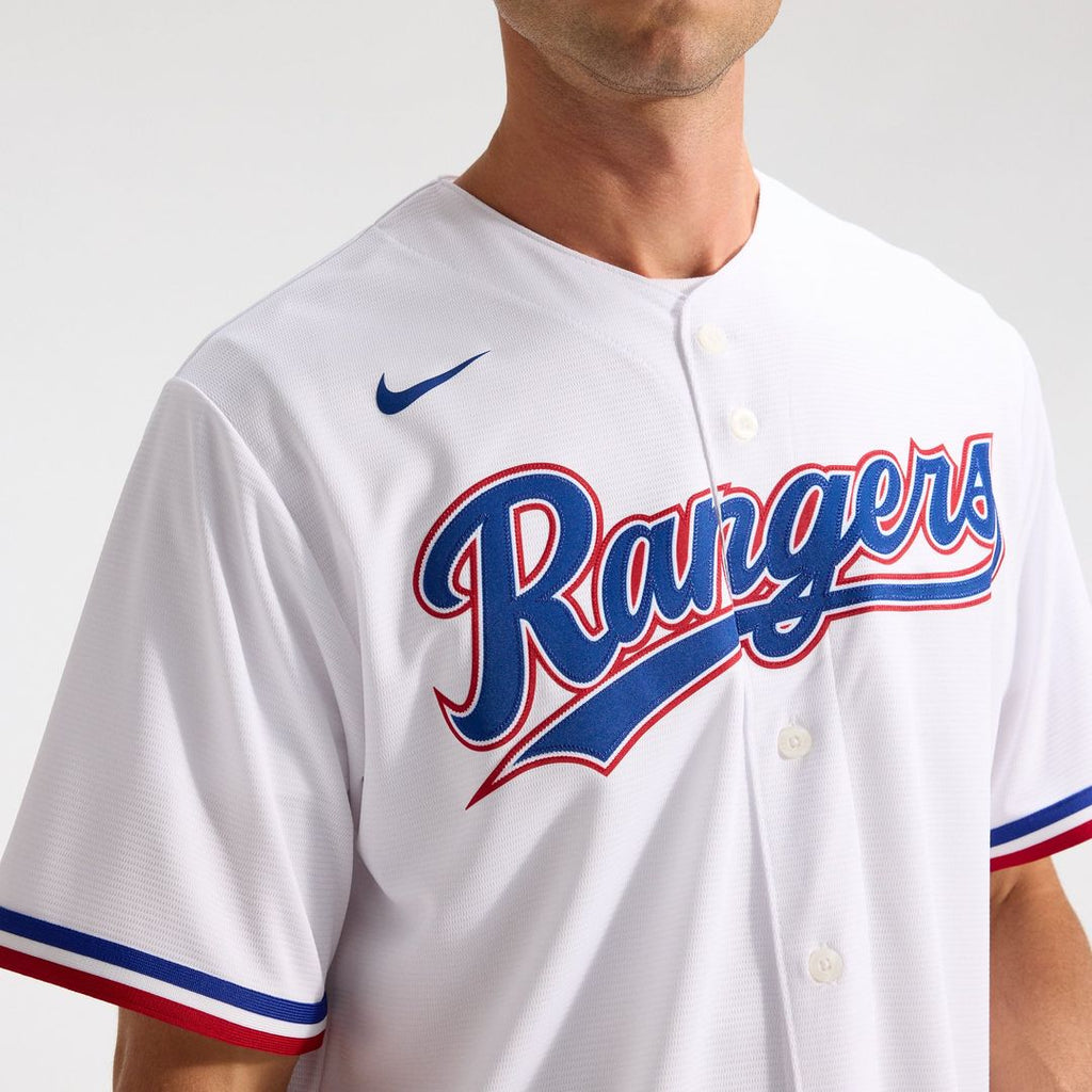 Texas Rangers Nike White Replica MLB Jersey