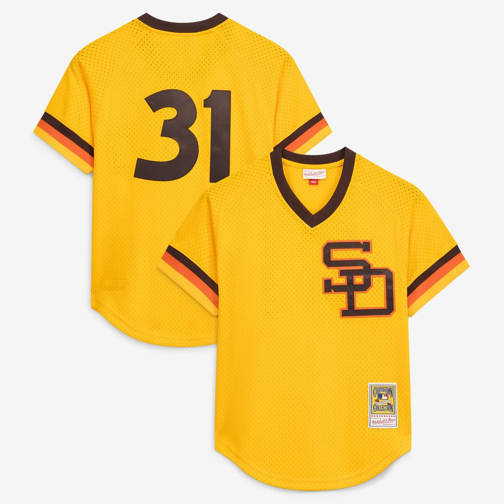 San Diego Padres Mitchell & Ness Gold Authentic MLB baseball jersey