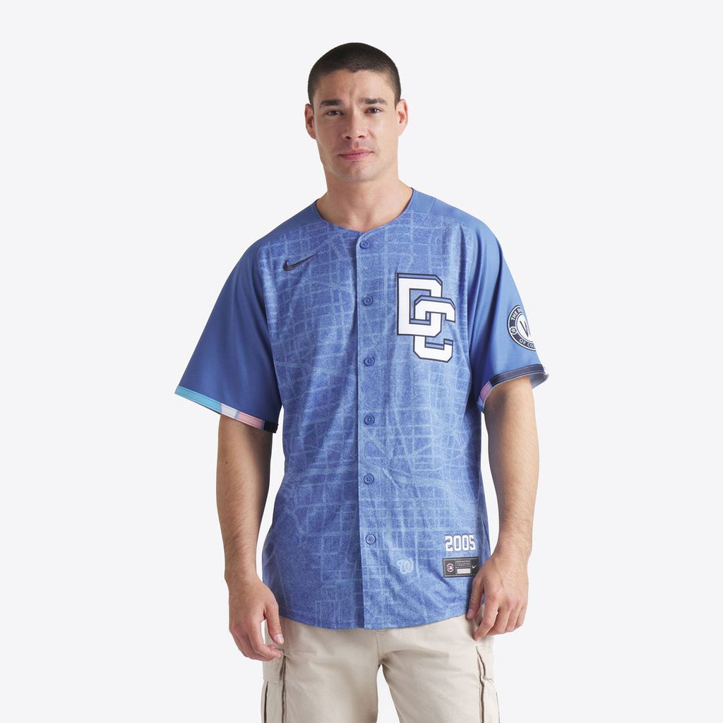 Washington Nationals Nike Blue MLB baseball jersey