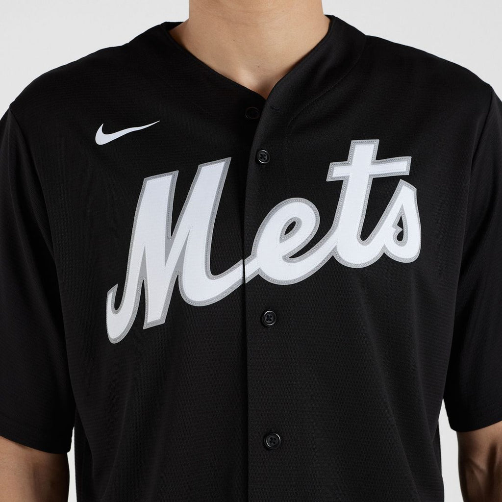 New York Mets Nike Black Replica MLB Jersey