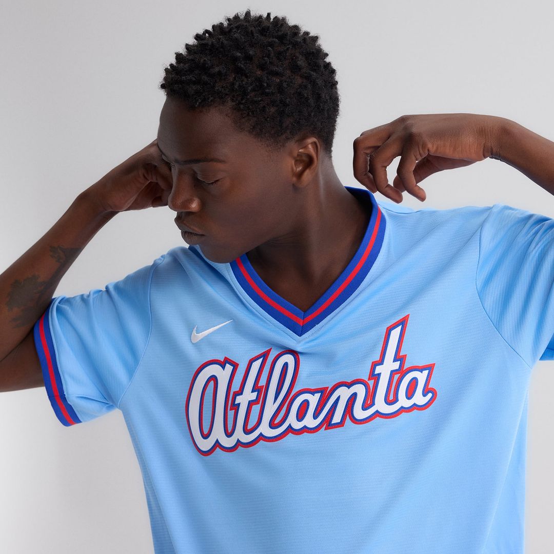 Atlanta Braves Nike Blue MLB Jersey