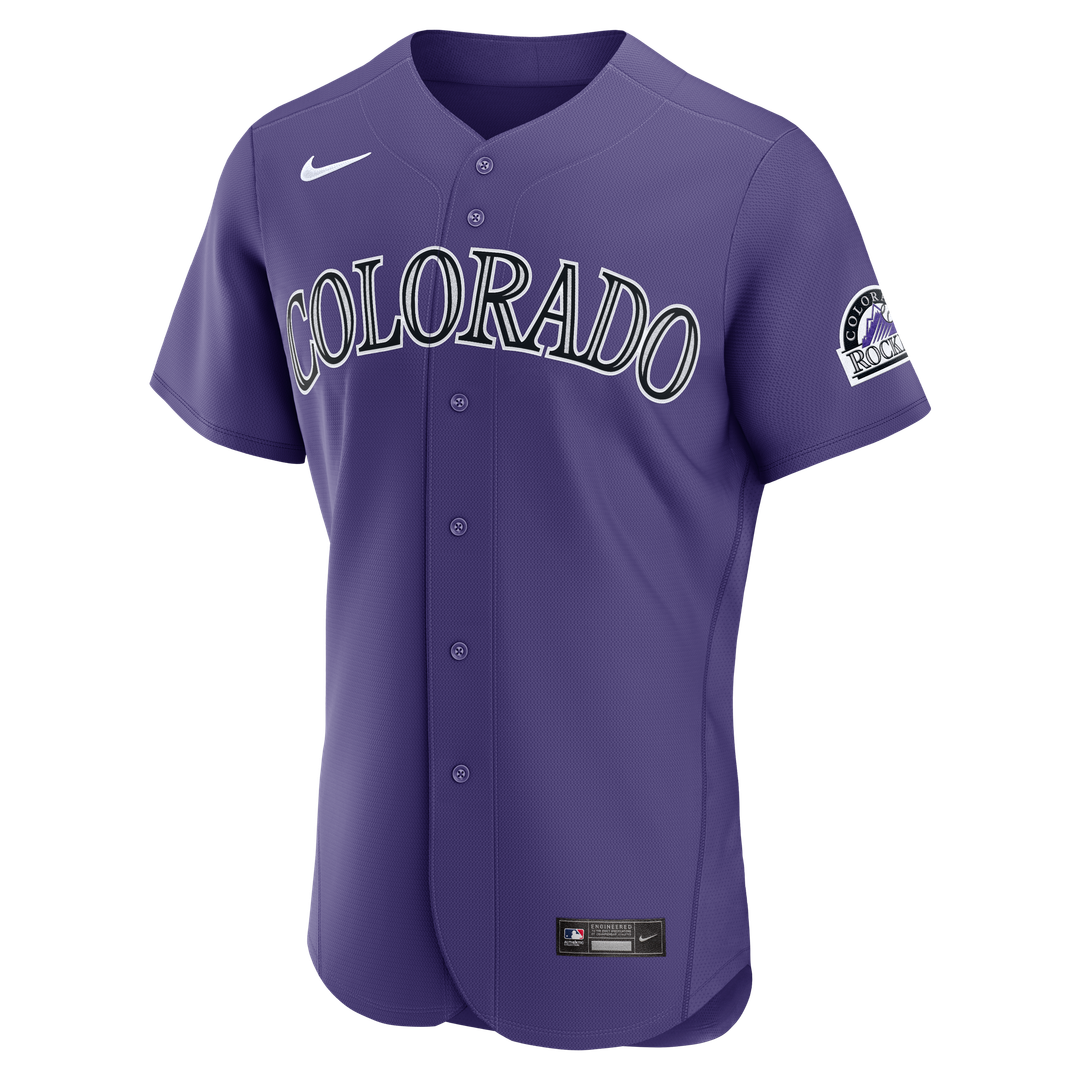 Colorado Rockies Nike Purple Authentic MLB Jersey