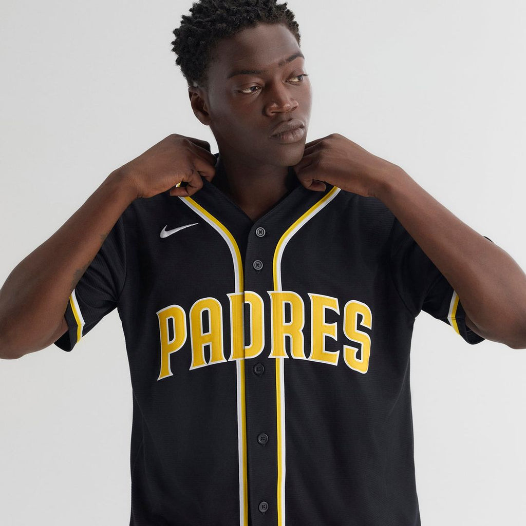 San Diego Padres Nike Black Replica MLB Jersey