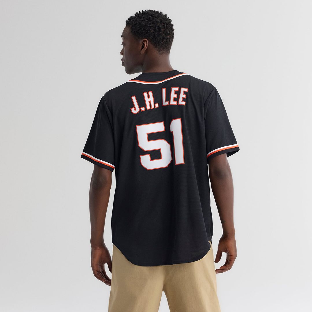 San Francisco Giants Nike Black Replica MLB Jersey